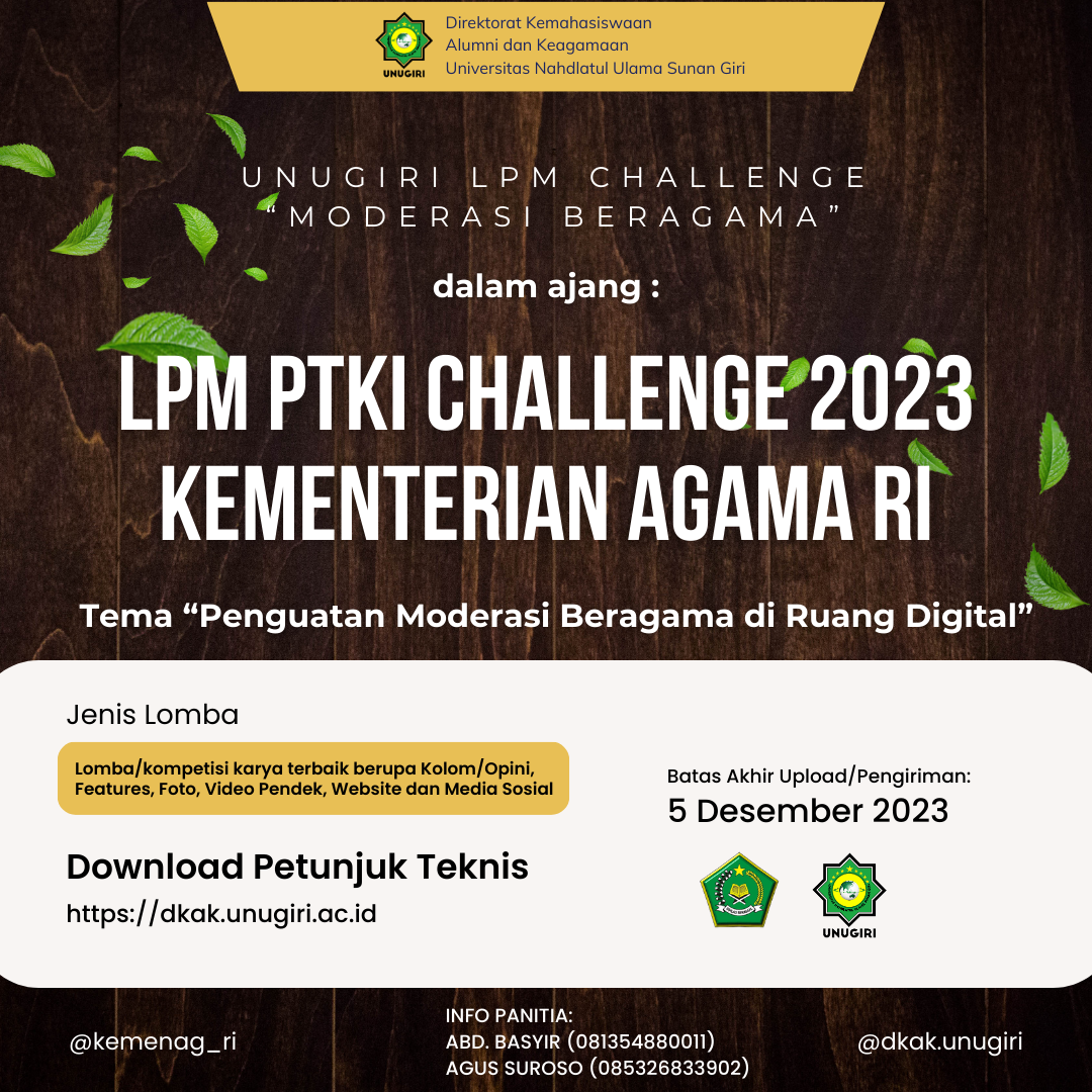 Kemenag LPM PTKI Challenge 2023